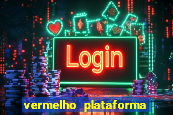 vermelho plataforma de jogos